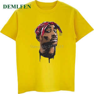 2pac T Shirt New Men's Cotton O-neck Short